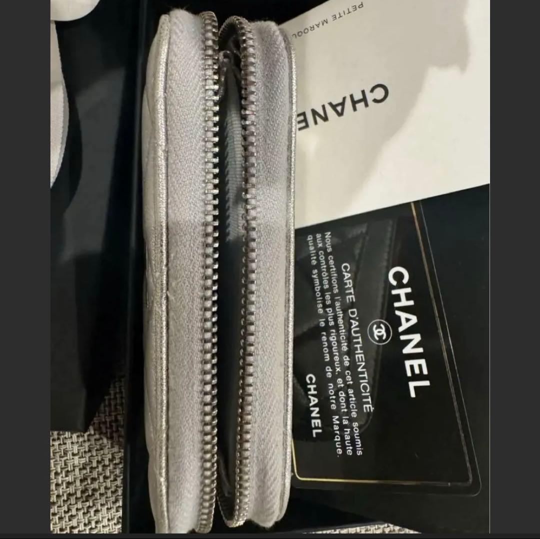CHANELシャネル　ジップ　パース　ミニウォレット