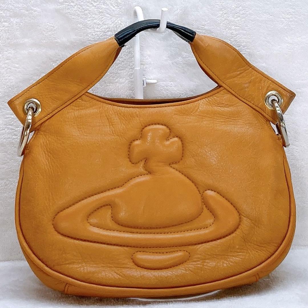 Vivienne Westwood ショルダーバッグ オーブ エンボス レザー