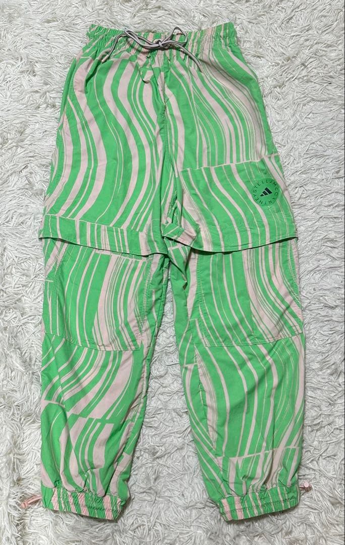 人気完売品adidas×ステラマッカートニー　総柄ナイロンパンツ カーゴパンツ