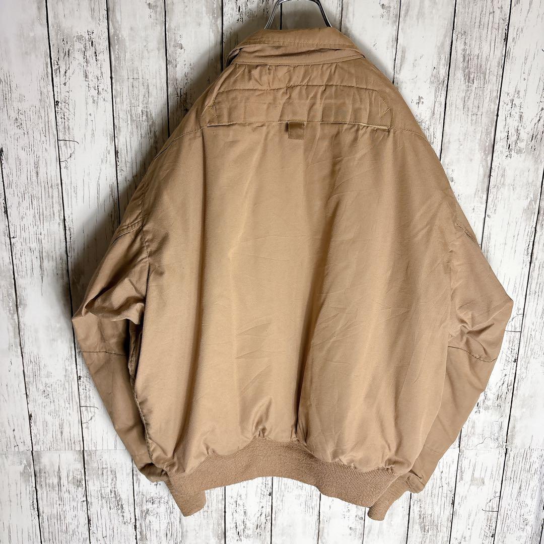00s 米軍実物 ミリタリー タンカースジャケット L レアカラー タン