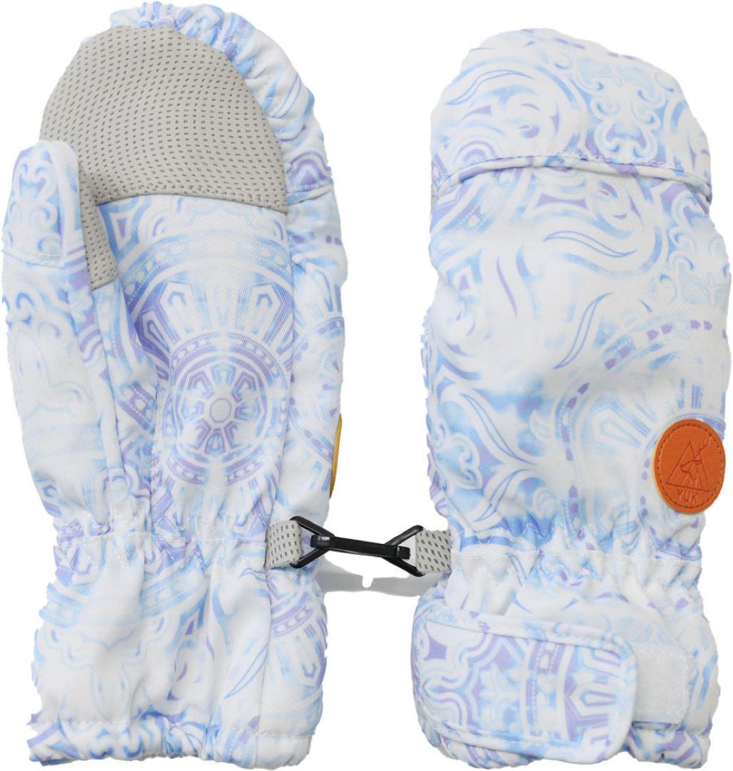 新品 YUK スキーウェア 上下セット 110 ゴシックブラック ミトングローブ