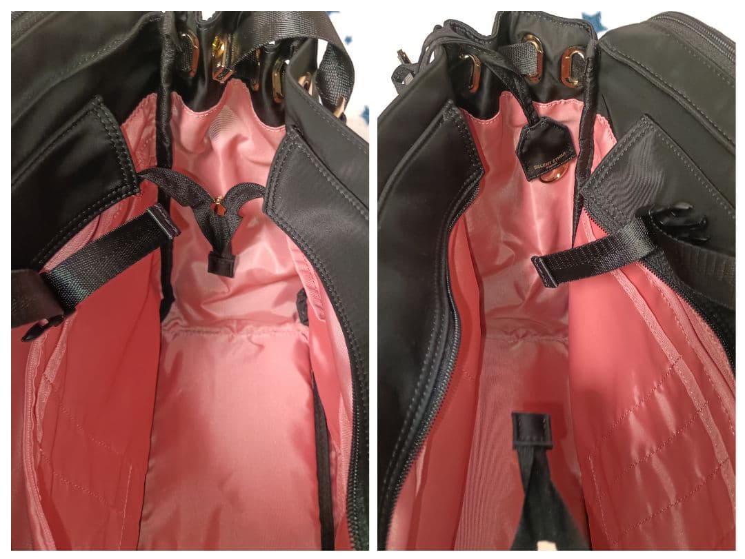 バッグ SELENT ETHER PASSION40 GOLD BLACK 2way