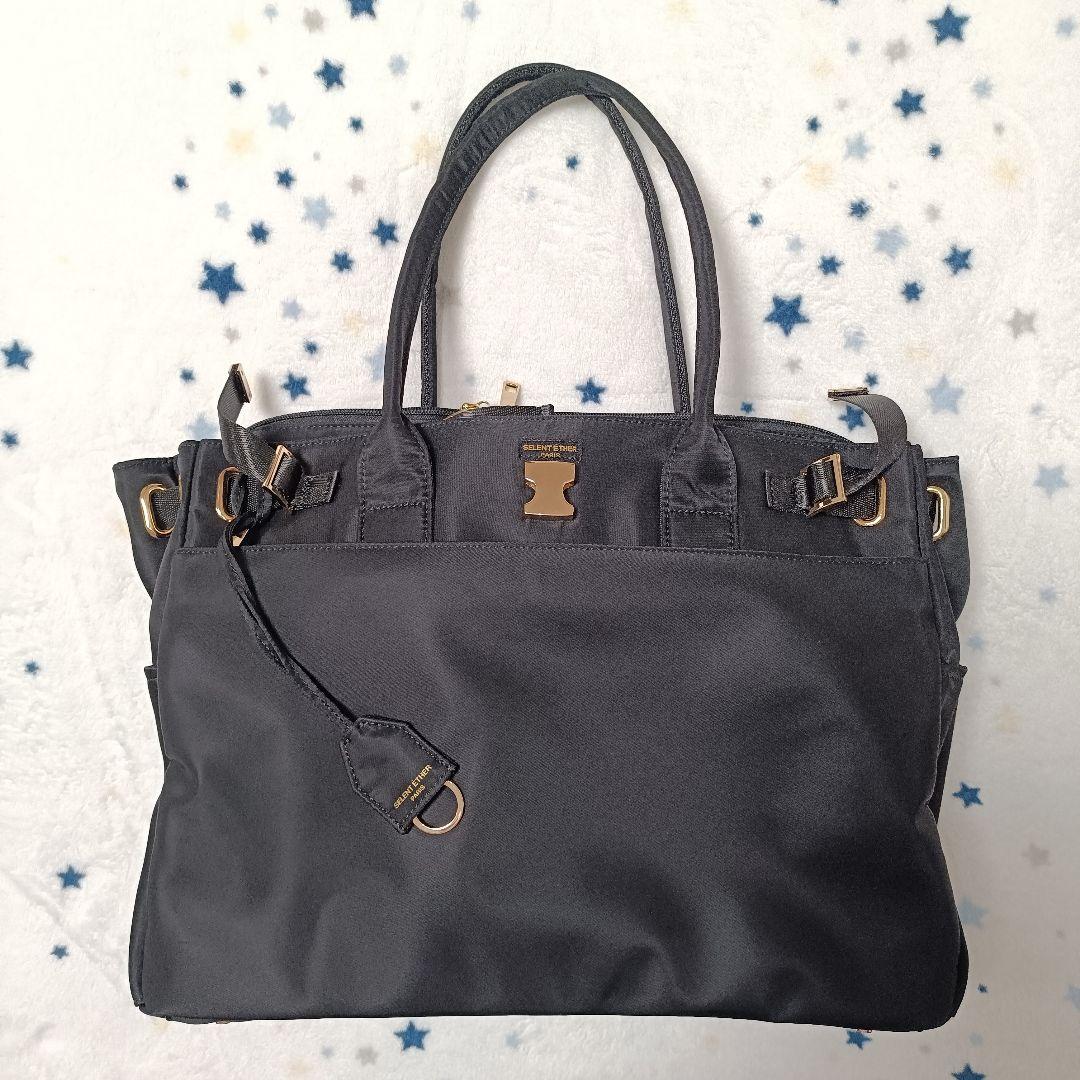 バッグ SELENT ETHER PASSION40 GOLD BLACK 2way