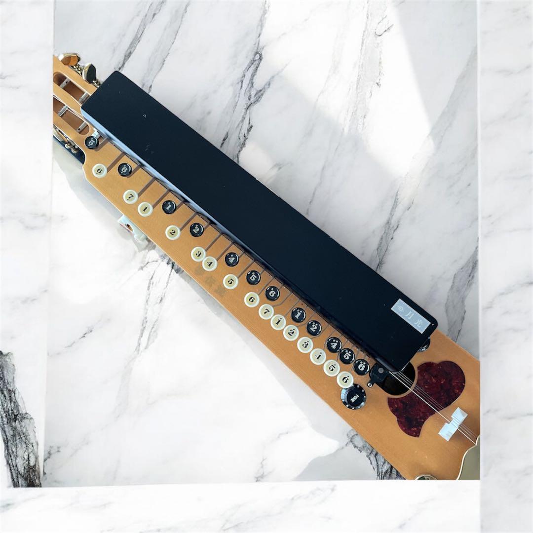 大正琴 月光 電子琴 エレキ ハードケース 付 琴伝流 ソプラノ エレキ大正琴