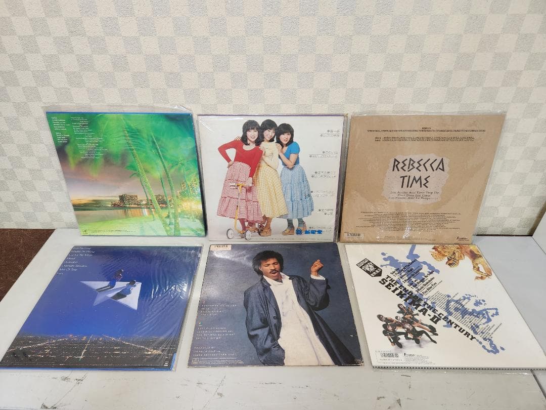 洋楽 邦楽 アニメ LPレコード 18枚セット 帯付き多数