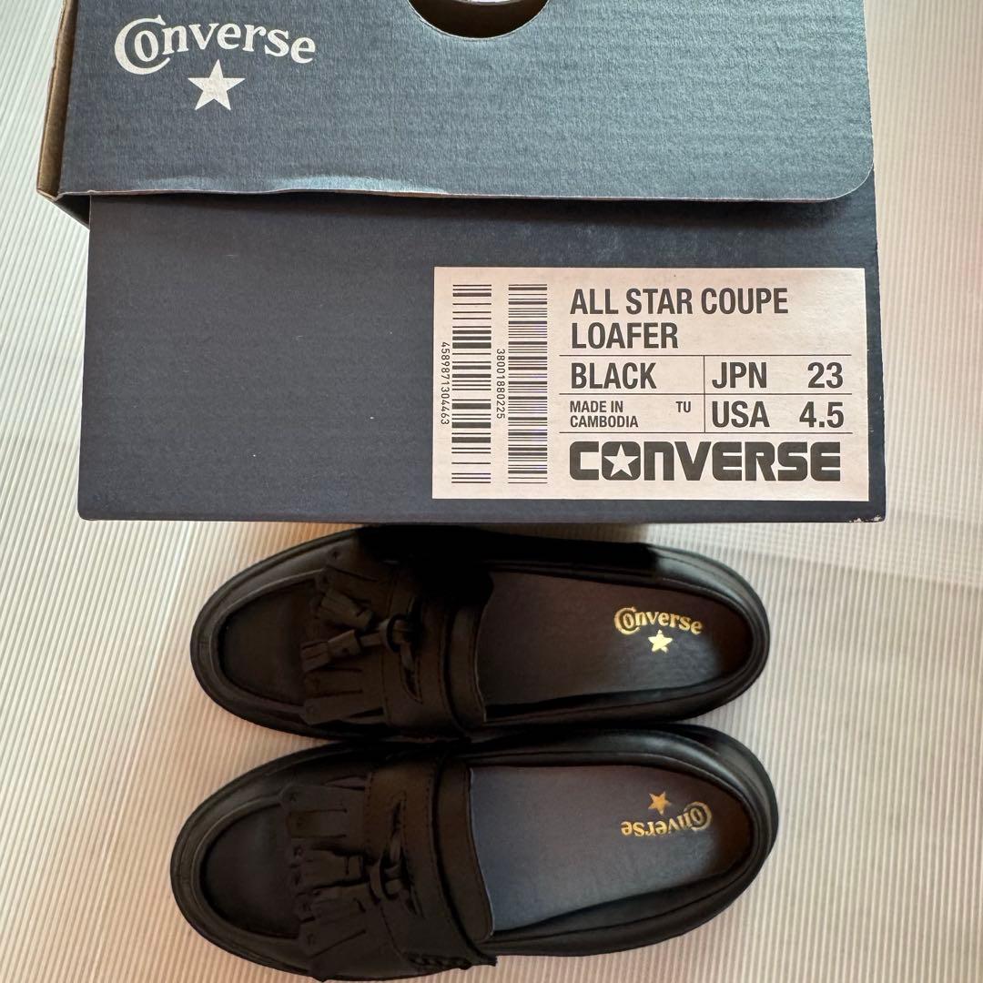 靴 CONVERSE ALL STAR COUPE LOAFER BLACK