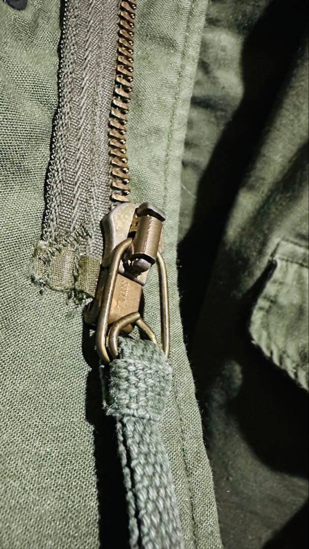 ALPHA M-65 フィールドジャケット Mサイズ 表記　大き目　オリーブ