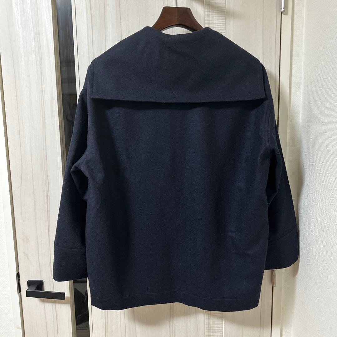 【美品】INSCRIRE アンスクリア セーラージャケット　ネイビー