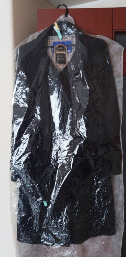 バーバリーブルーレーベル ブラック 40 黒 ピーコート クリーニング済