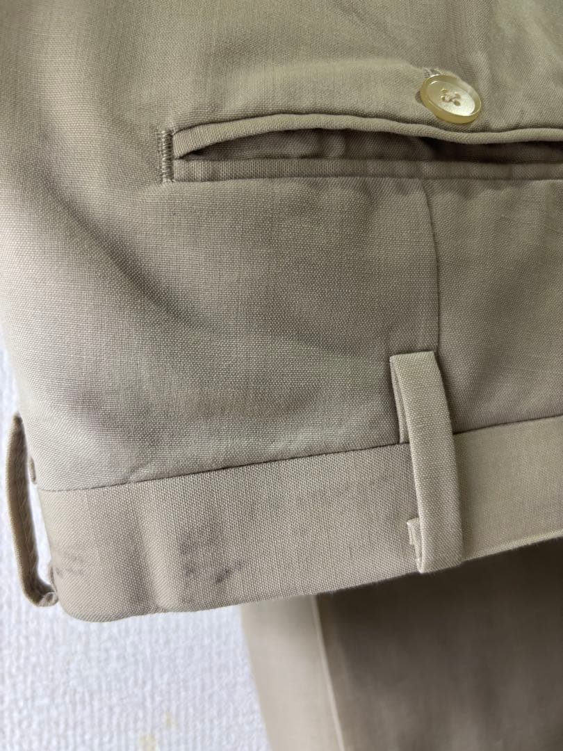 パンツ AURALEE tropical wool kid mohair slacks