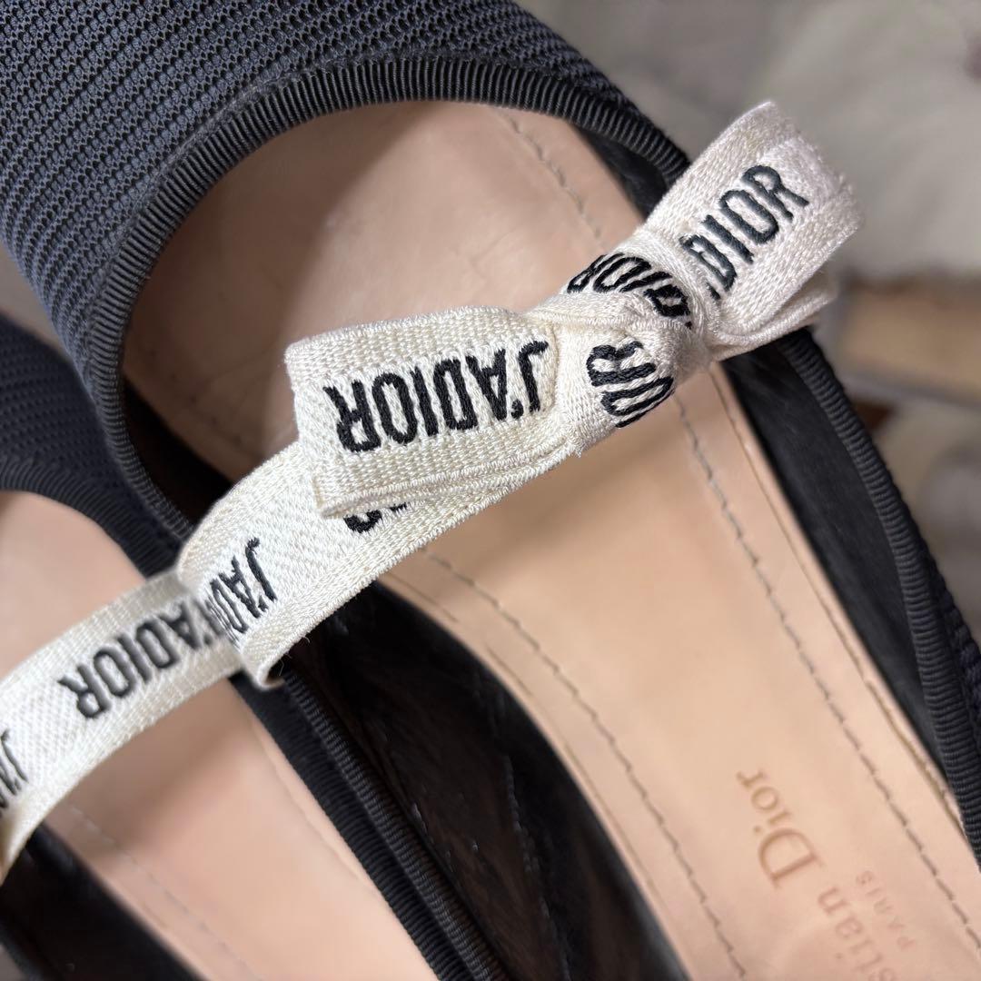 Christian Dior フラットシューズ ネイビー J'ADIOR