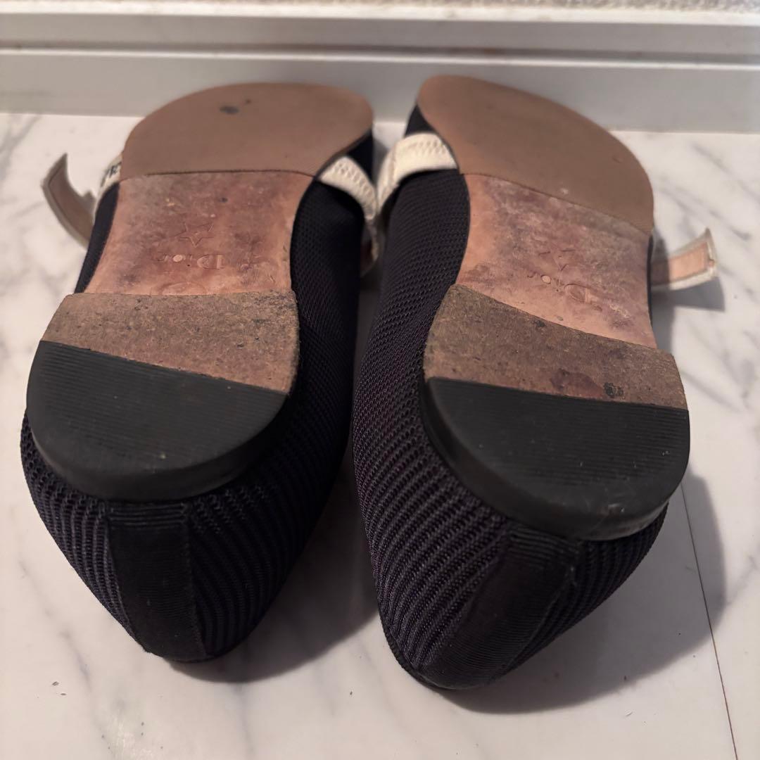 Christian Dior フラットシューズ ネイビー J'ADIOR