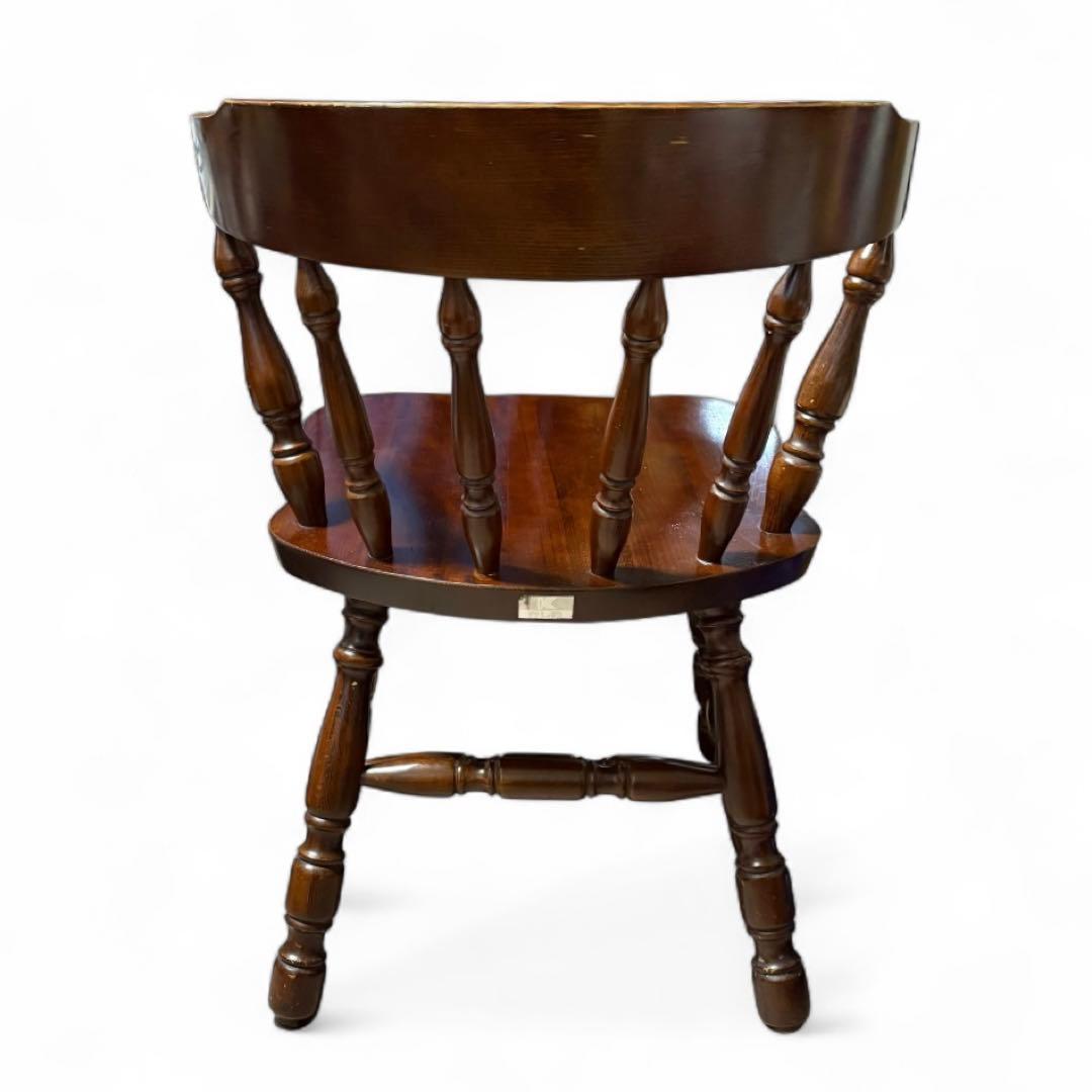 ①【4脚あり】柏木工 KASHIWA ウィンザーチェア　ダイニングチェア