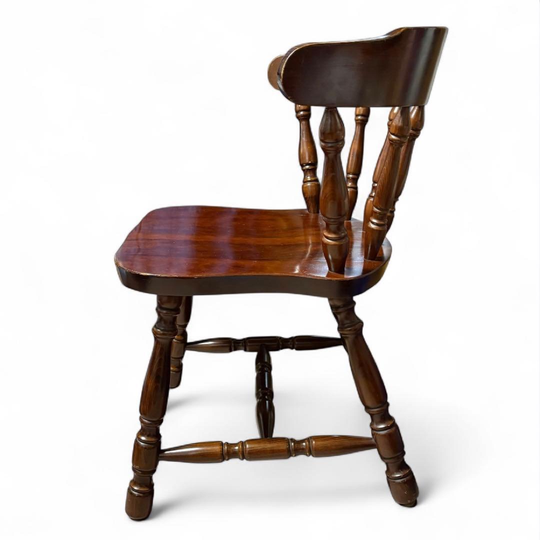 ①【4脚あり】柏木工 KASHIWA ウィンザーチェア　ダイニングチェア