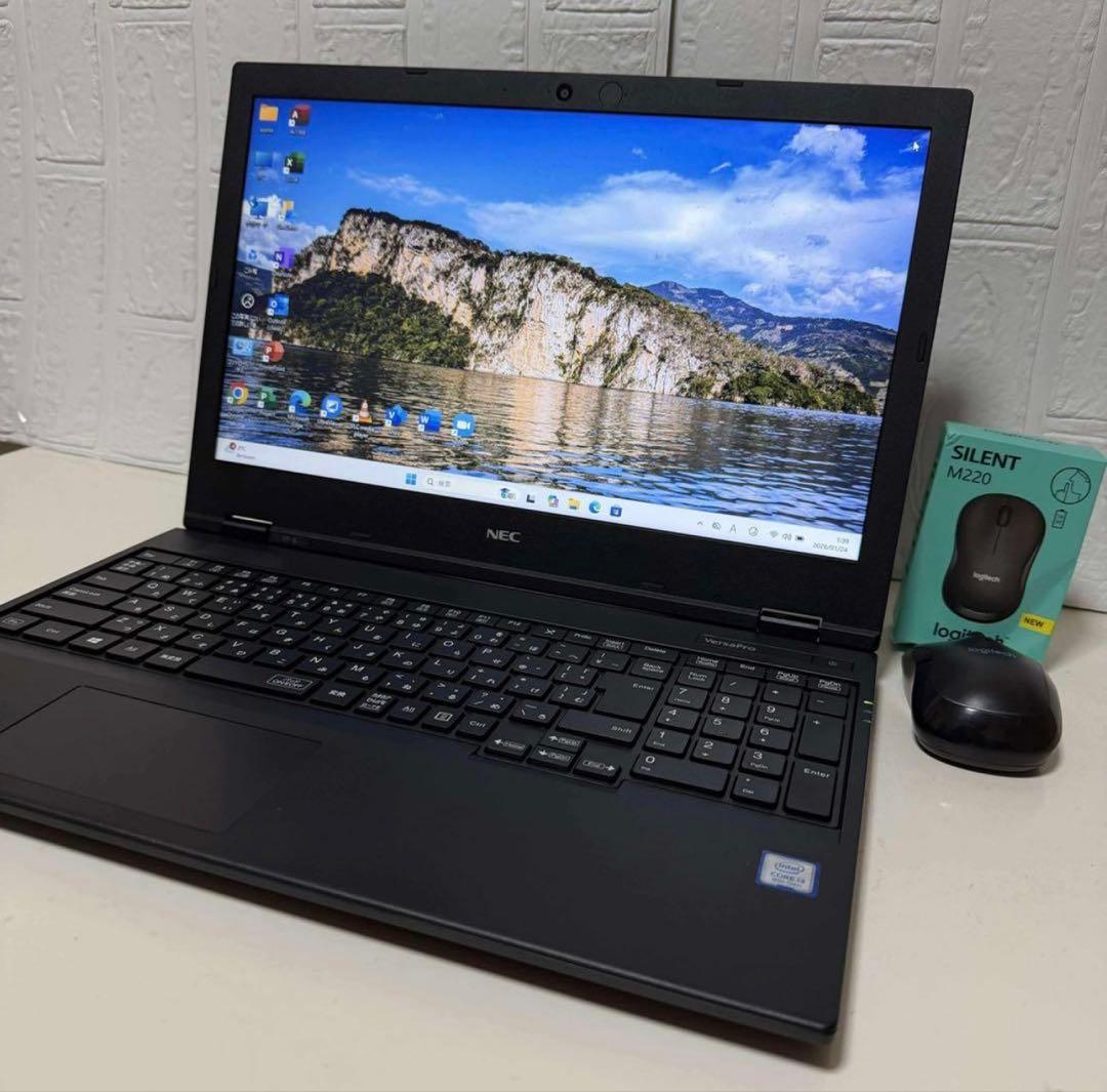 Windows11オフィス付き　SSD メモリ8GB 第8世代　NECノートPC