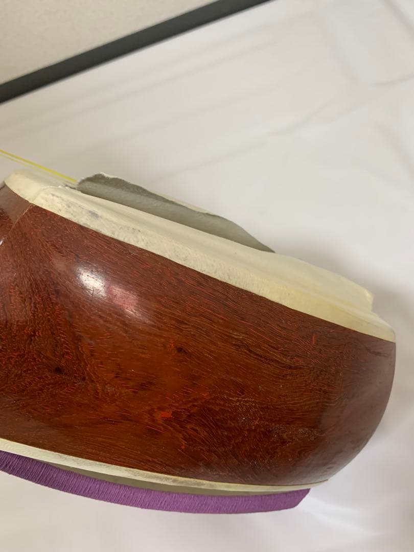 明治9年 細棹 地唄　三味線　ハードケース 撥 駒付き