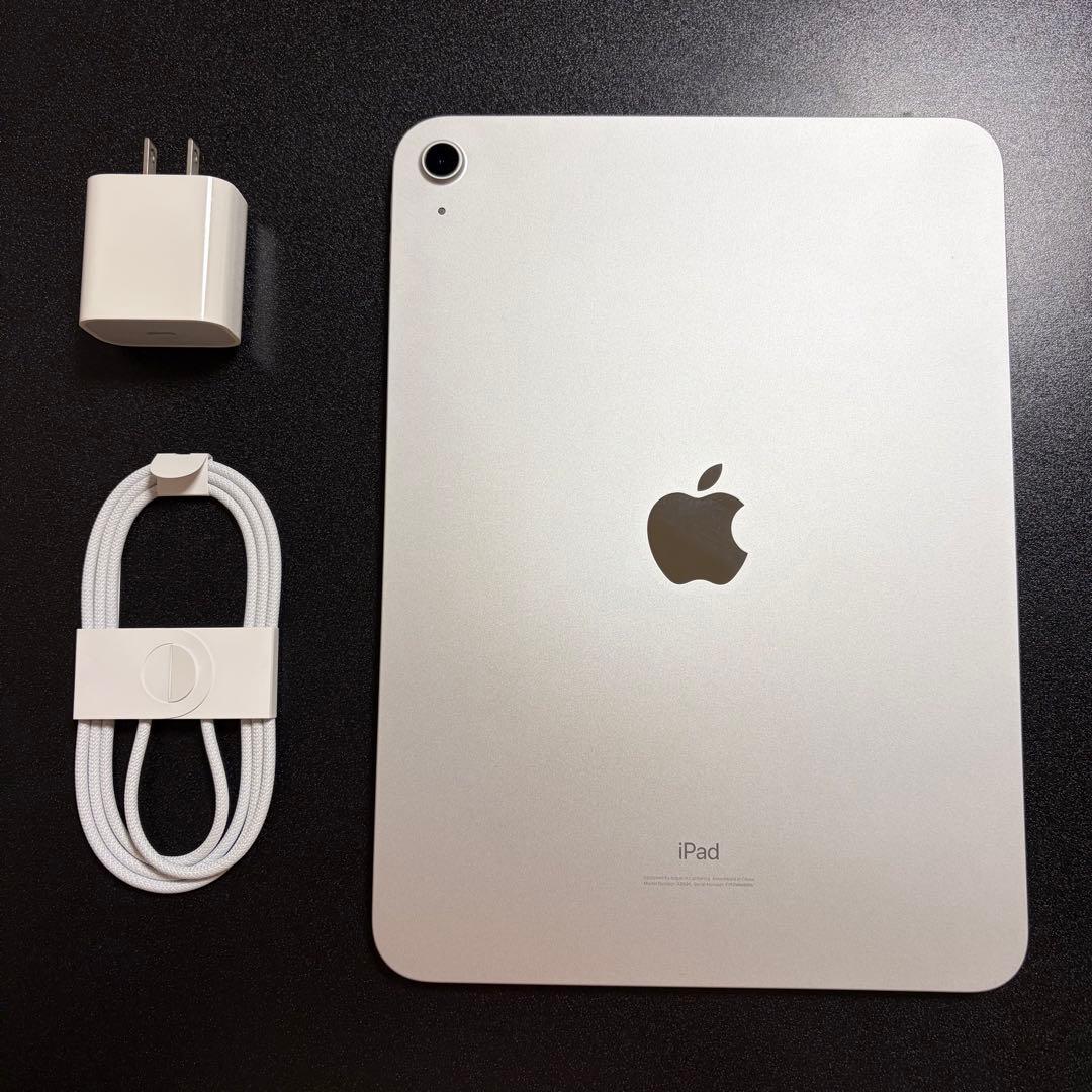 iPad 第10世代 64GB Wi-Fi シルバー　バッテリー最大容量100%