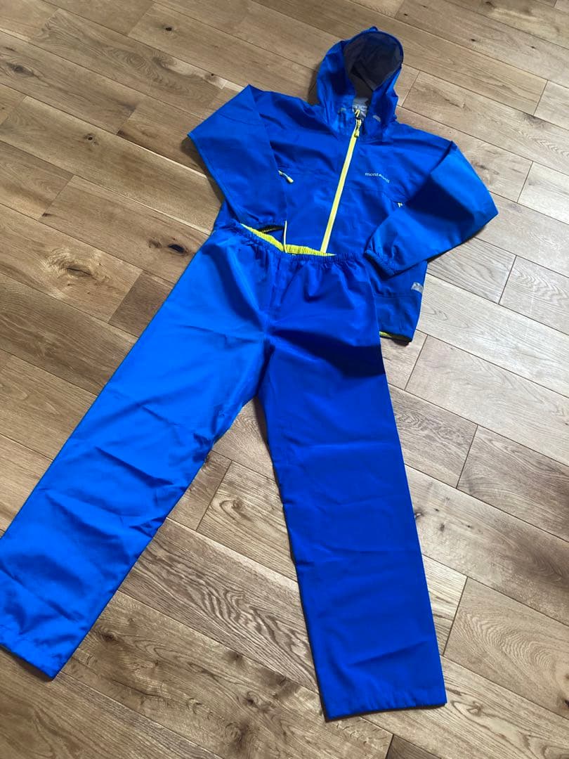 mont-bell レイントレッカー　レインコート　雨具　160 モンベル