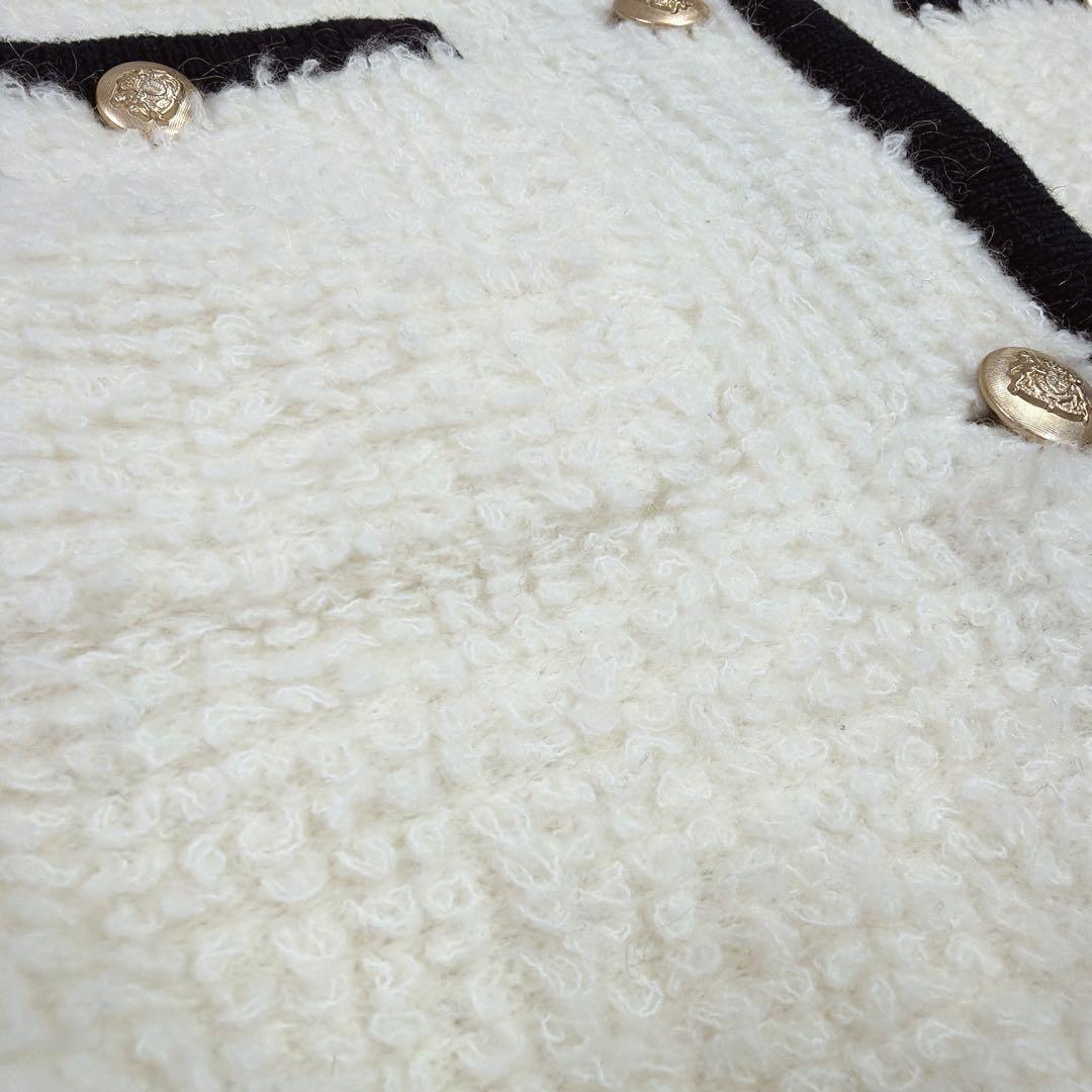 ADAWAS アダワス LOOP KNITTED VEST 別注品 金ボタン