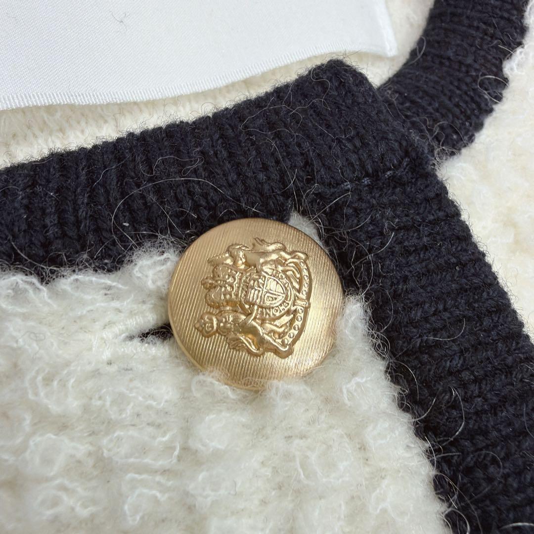 ADAWAS アダワス LOOP KNITTED VEST 別注品 金ボタン