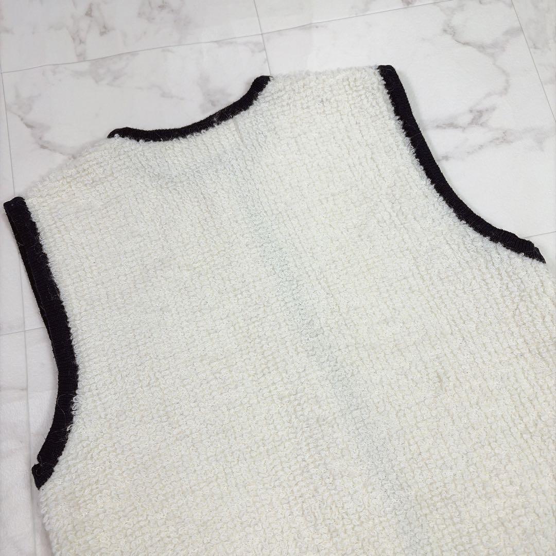 ADAWAS アダワス LOOP KNITTED VEST 別注品 金ボタン