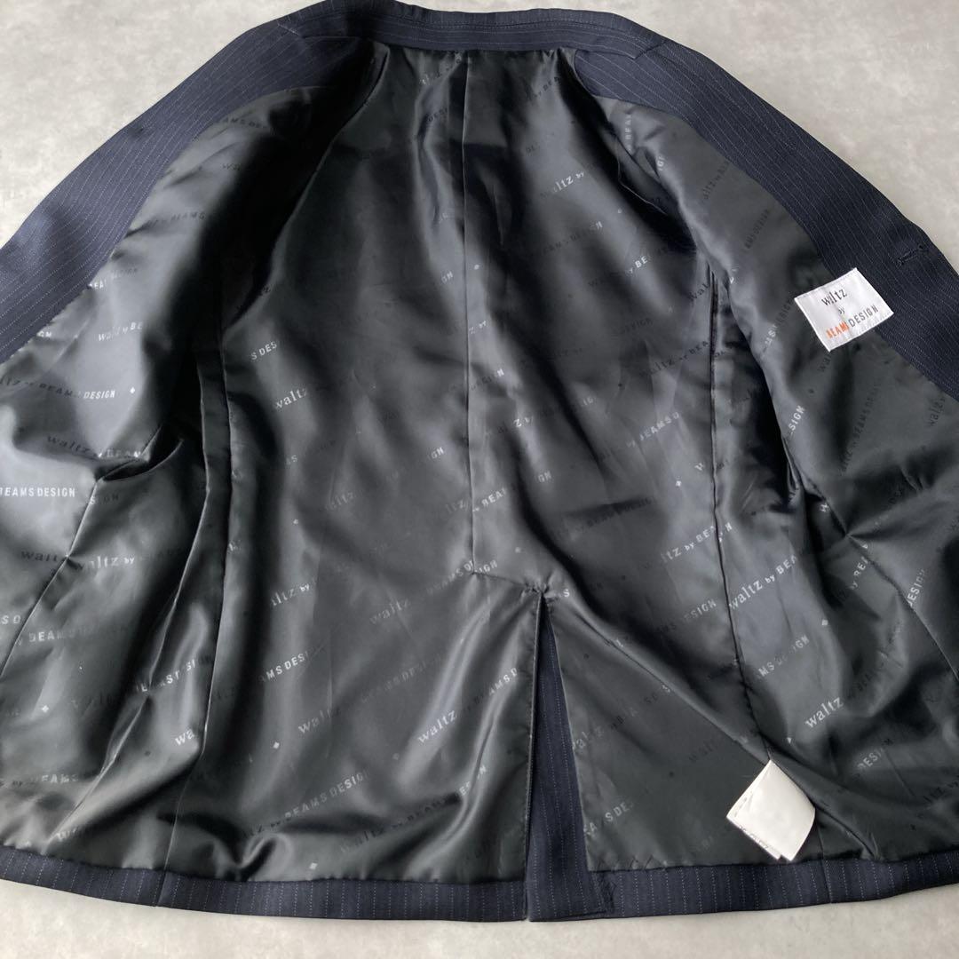美品✨️ワルツバイビームスデザインスーツ 130 6点セット セットアップ 紺