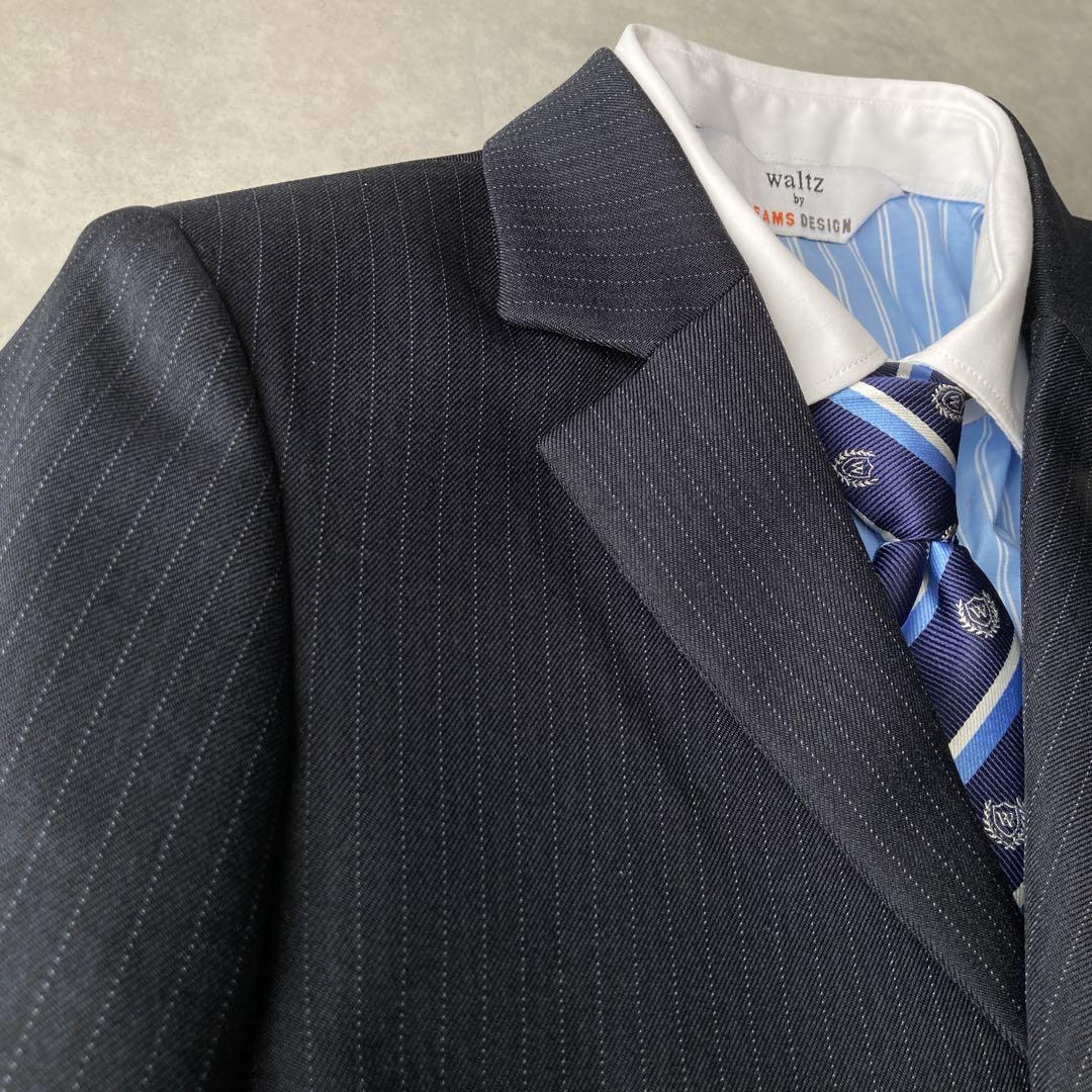 美品✨️ワルツバイビームスデザインスーツ 130 6点セット セットアップ 紺