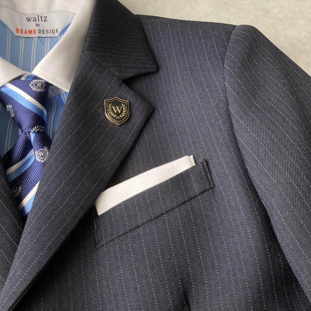 美品✨️ワルツバイビームスデザインスーツ 130 6点セット セットアップ 紺