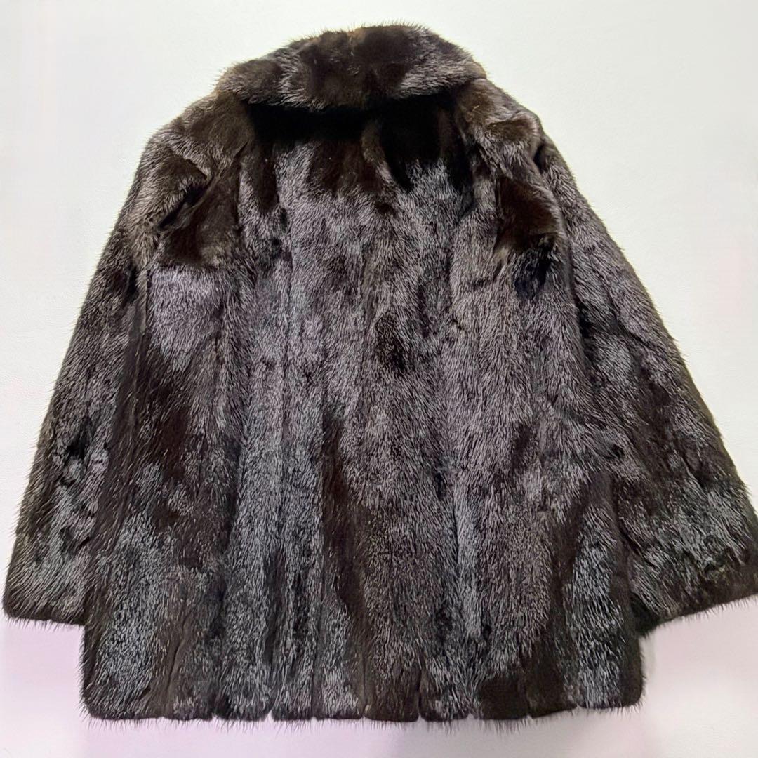 最高級 オレグカッシーニ ミンクコート 毛皮 リアルファー 女優襟 セレブ愛用