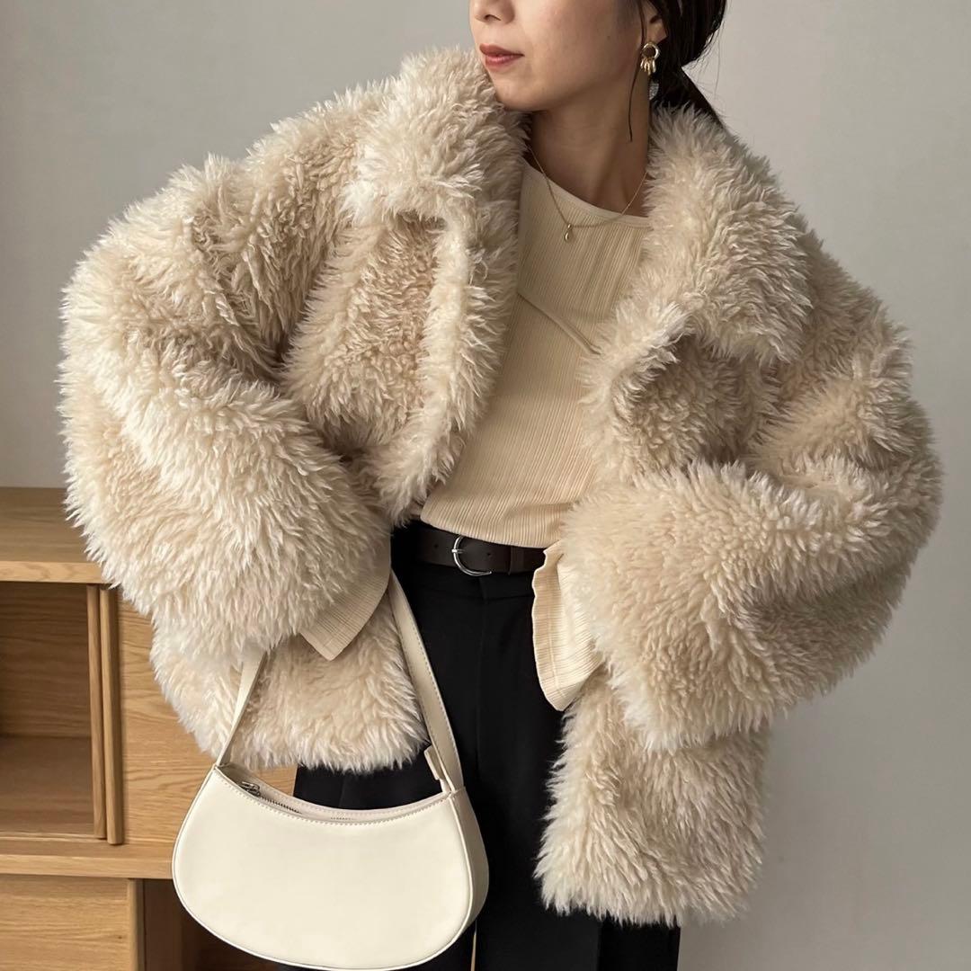 CAPRICIEUX LE'MAGE エコファーコート