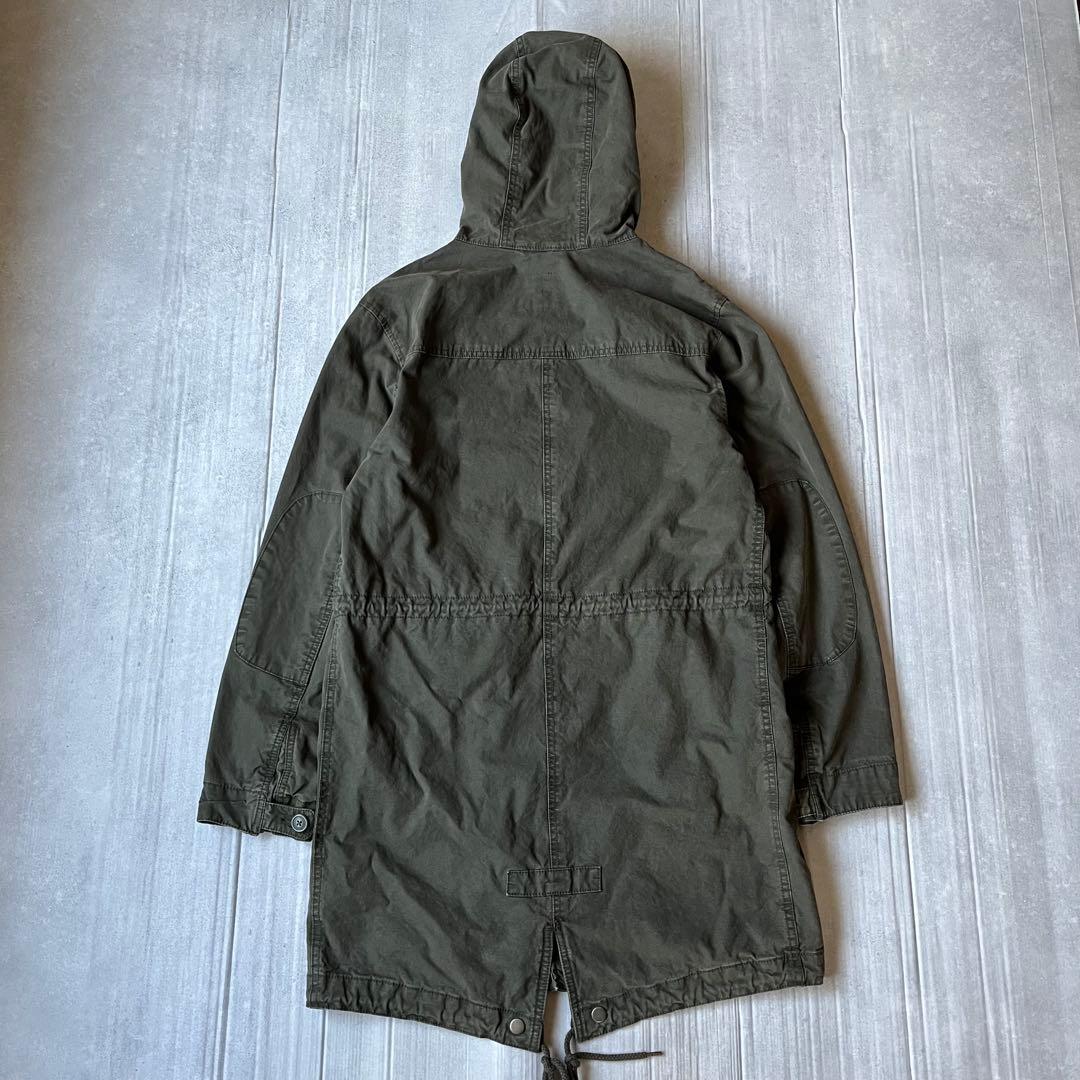 00s OLD GAP モッズコート ミリタリー M-51 肉厚コットン S