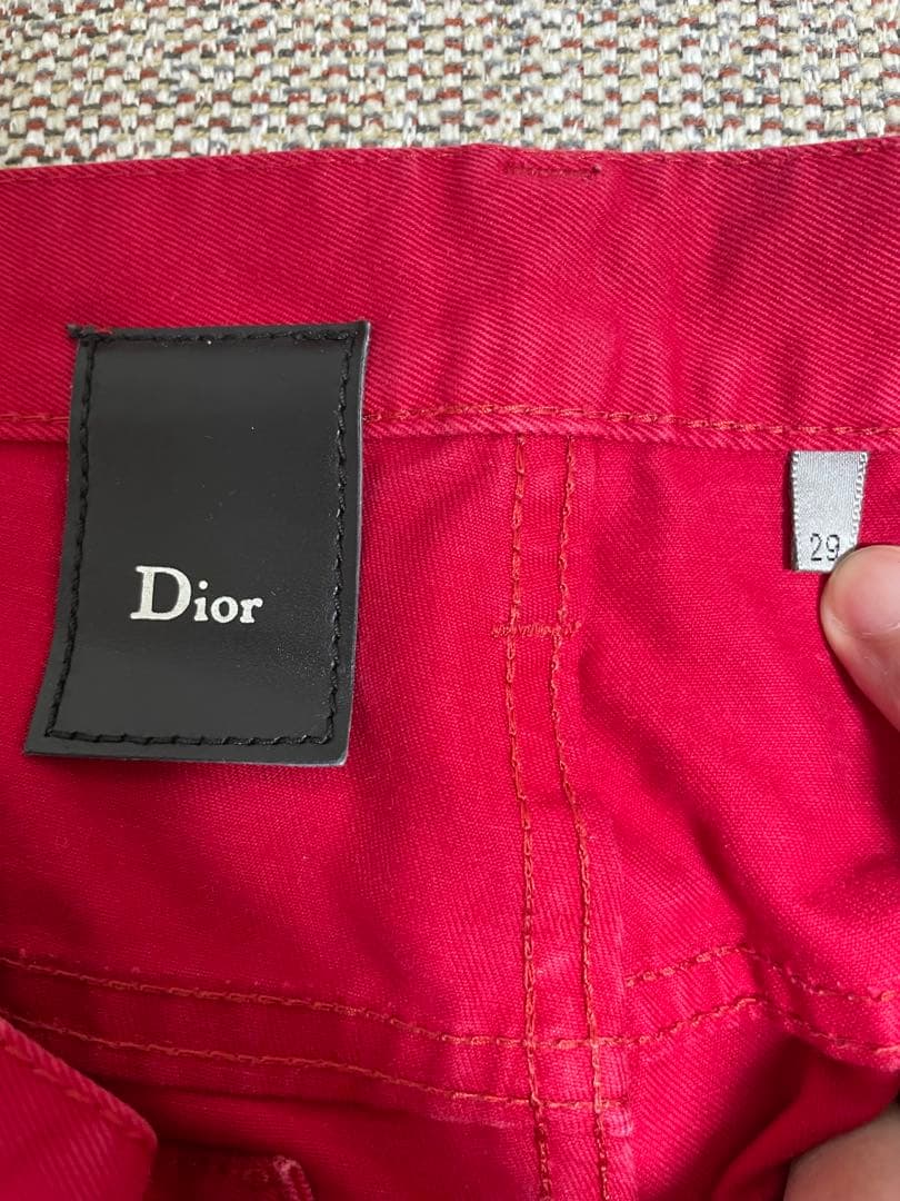 S*i様 Dior HOMME 赤 チノパン 29 エディ期