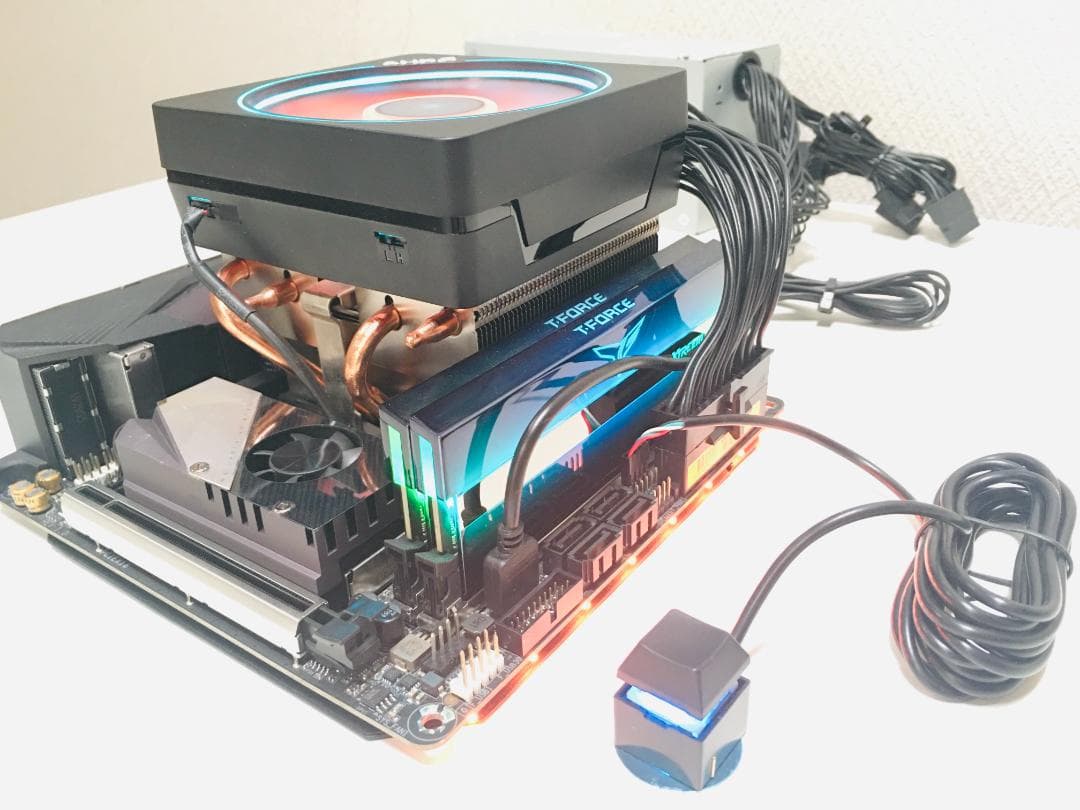 RYZEN 7 5700G■X570 ITX■4800MHzメモリ■電源セット