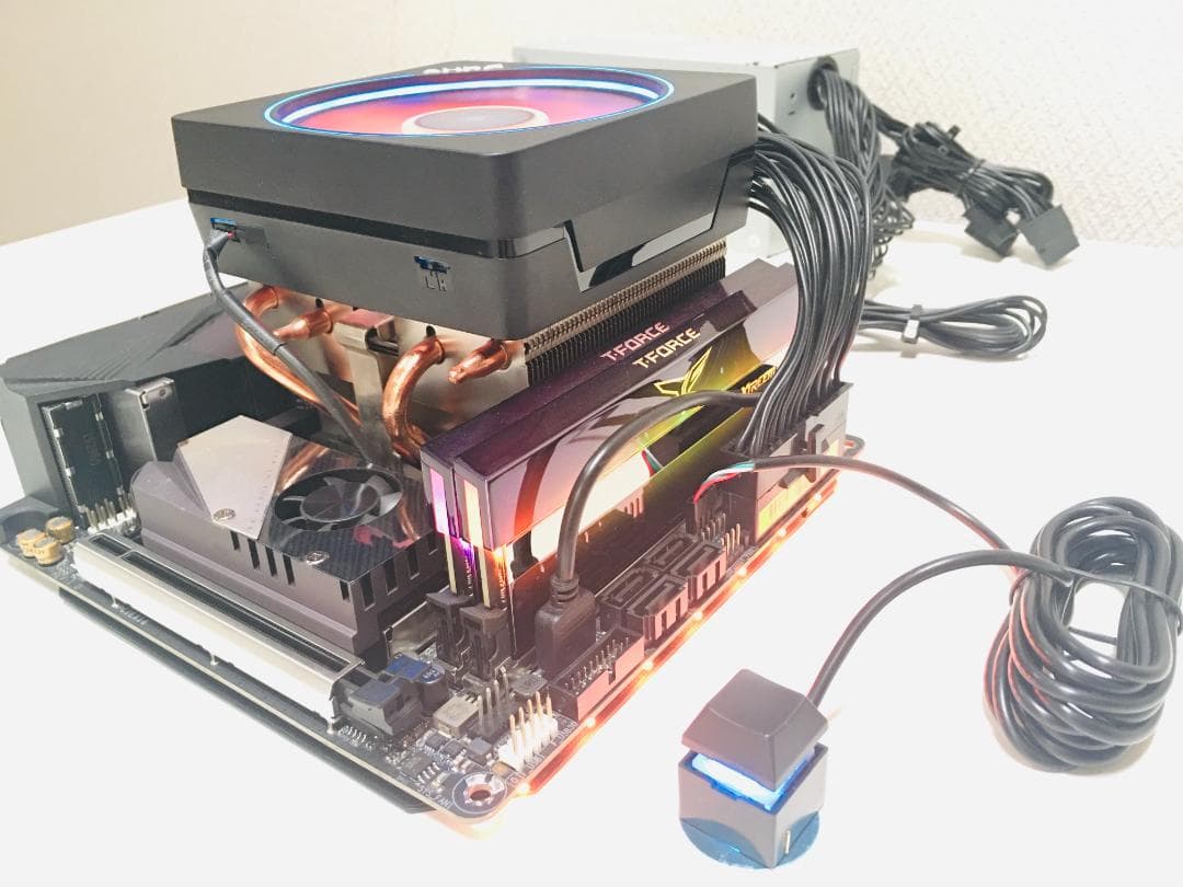 RYZEN 7 5700G■X570 ITX■4800MHzメモリ■電源セット