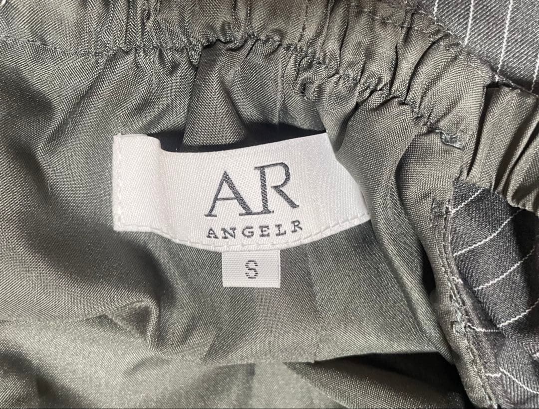 ANGEL R オフショルダー ストライプドレス Sサイズ