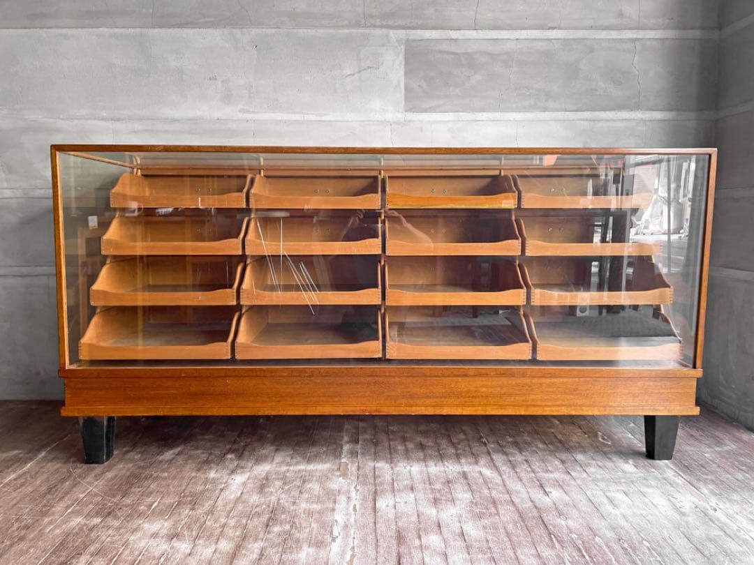 A.F.CORBETT社 英国アンティーク シャツケース ガラスショーケース