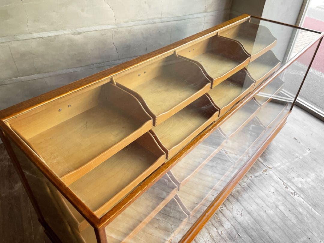 A.F.CORBETT社 英国アンティーク シャツケース ガラスショーケース