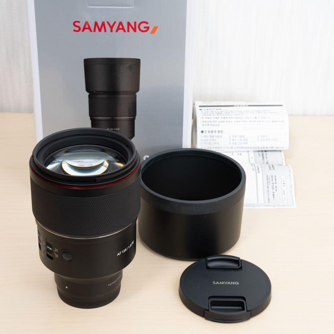 135mm F1.8 FE レンズ サムヤン フルサイズ 美品 samyang