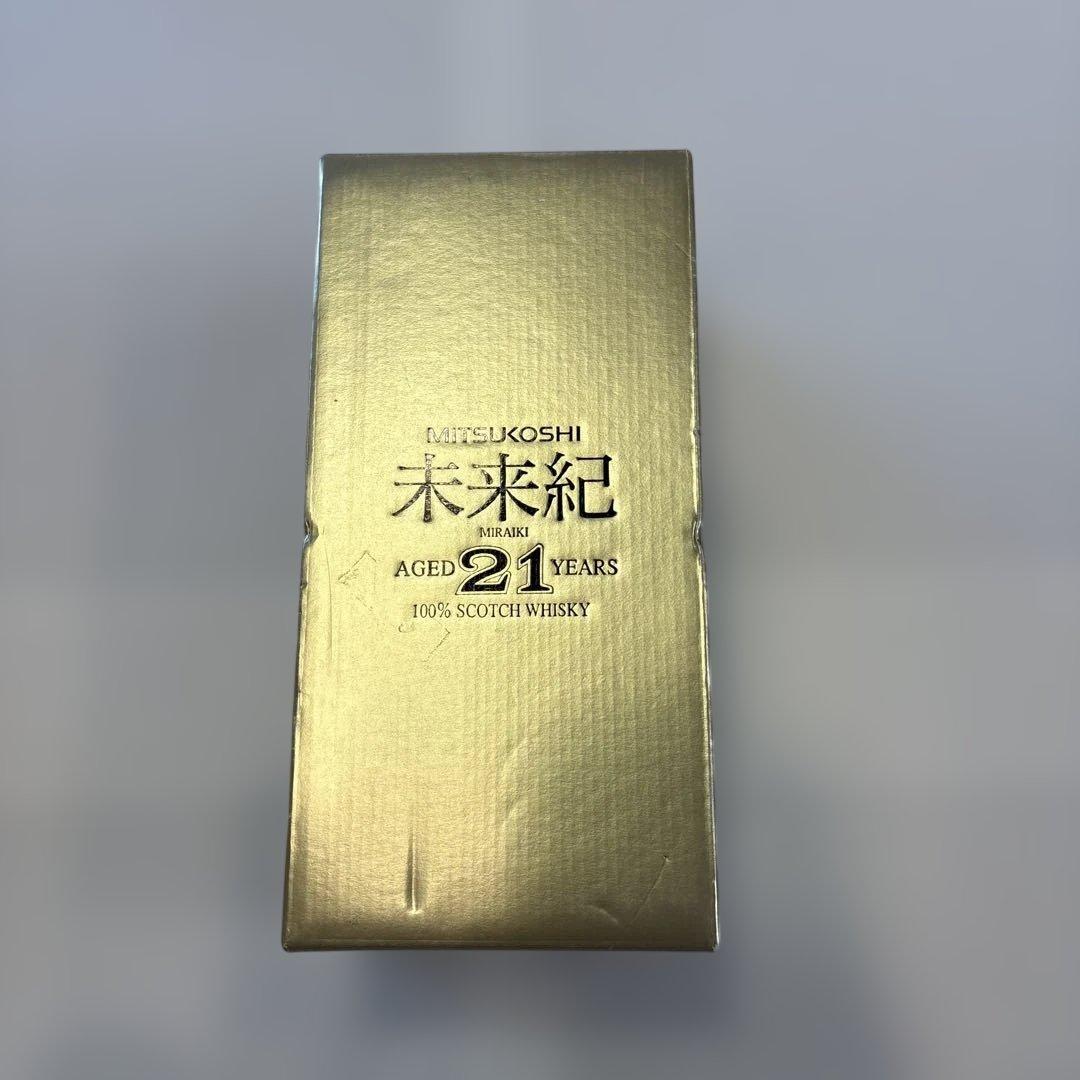 MITSUKOSHI 未来紀 21年 100%スコッチウイスキー