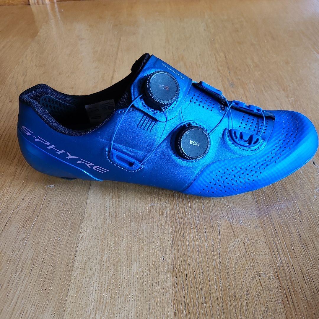 Shimano S-PHYRE 青 シューズ BOAダイヤル式