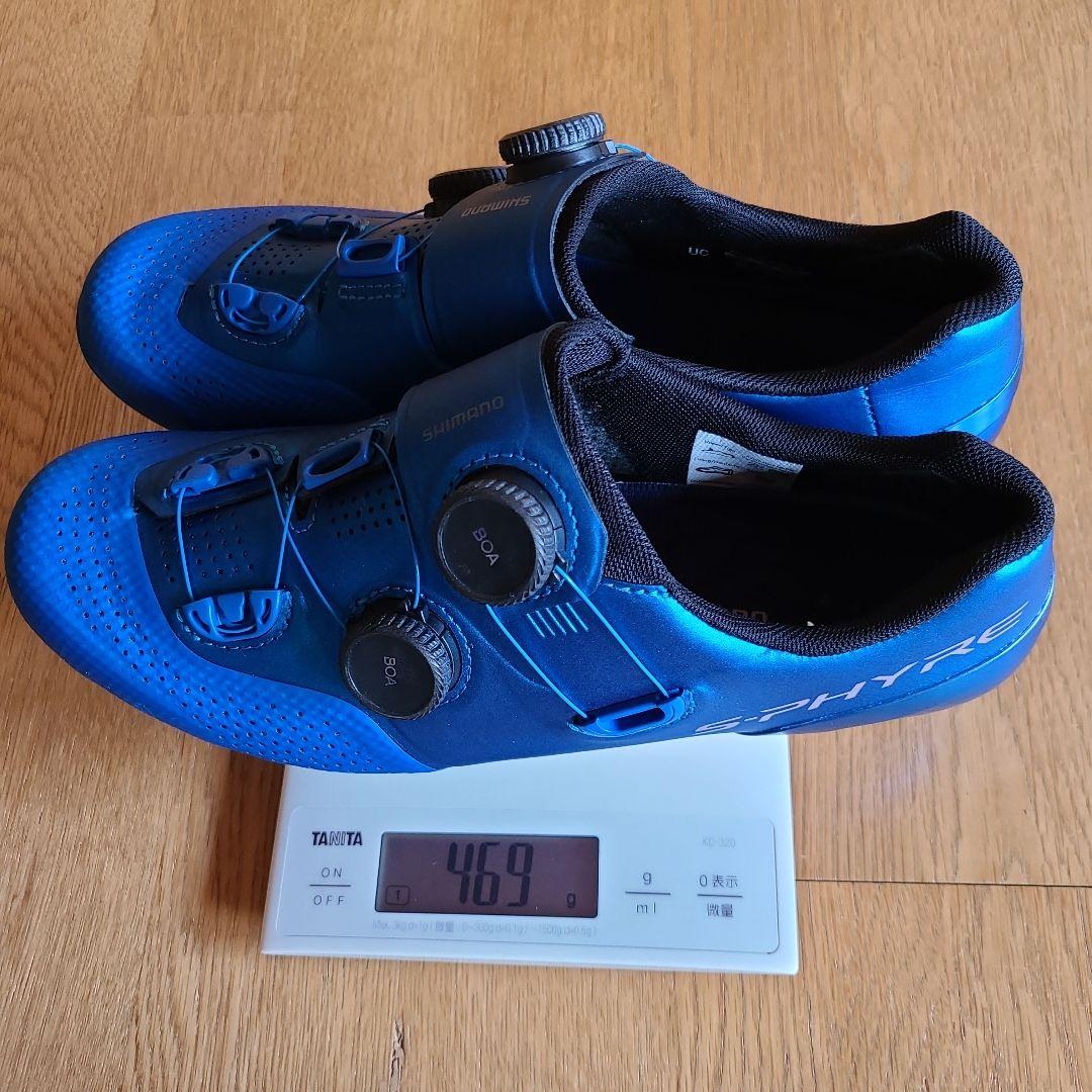 Shimano S-PHYRE 青 シューズ BOAダイヤル式