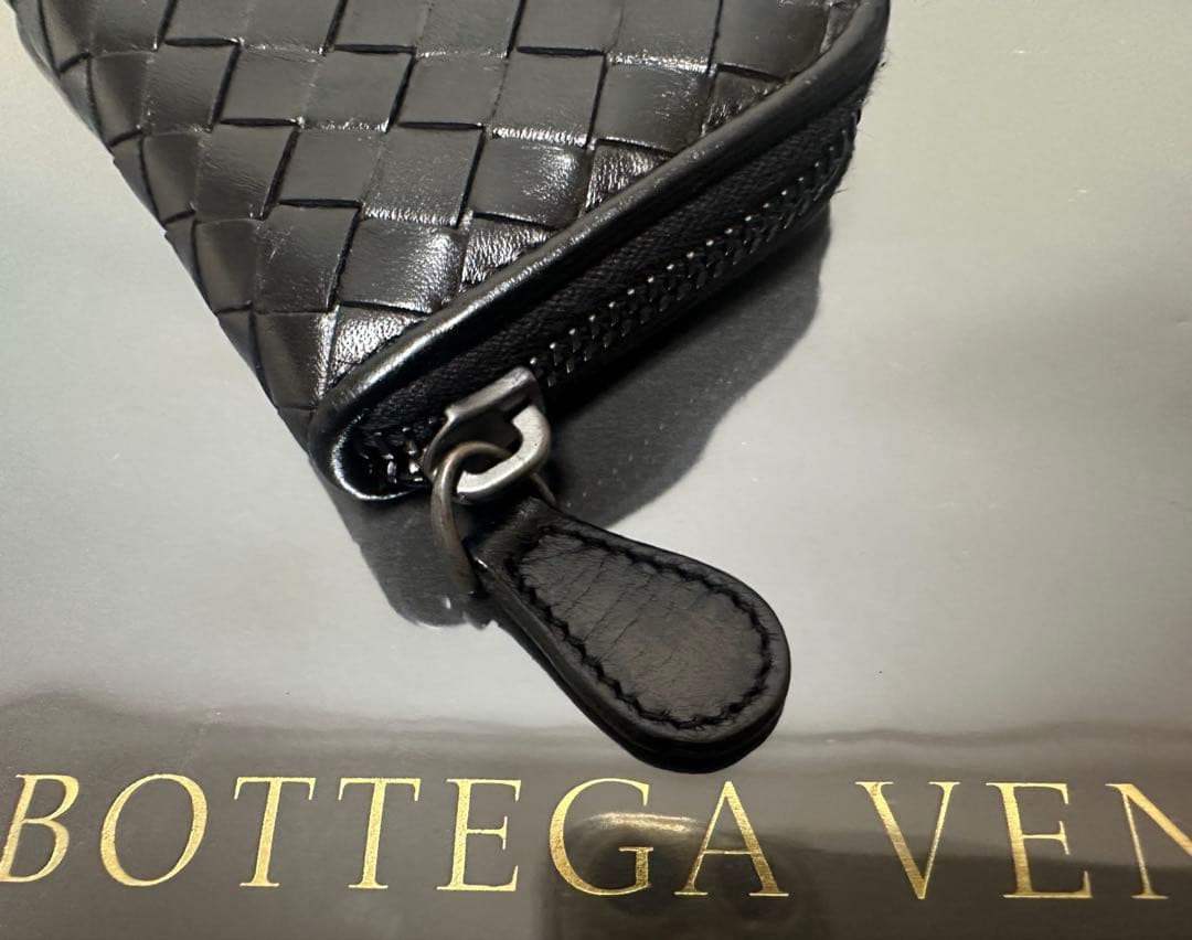 【付属品付】ボッテガヴェネタ イントレチャートケース/ラム/黒2️⃣✨✨