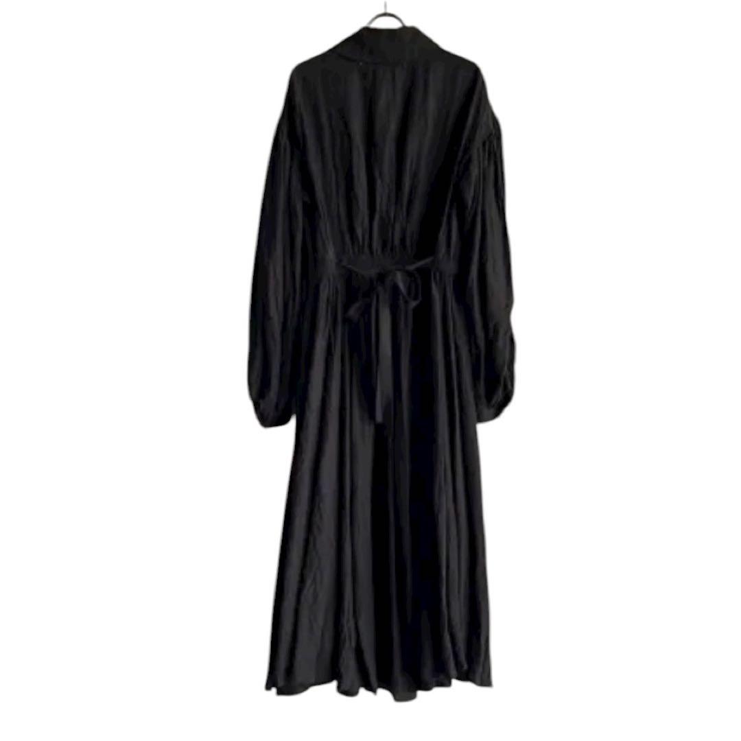 HALLELUJAH ハレルヤ リネン ロングワンピース 黒 38 美品