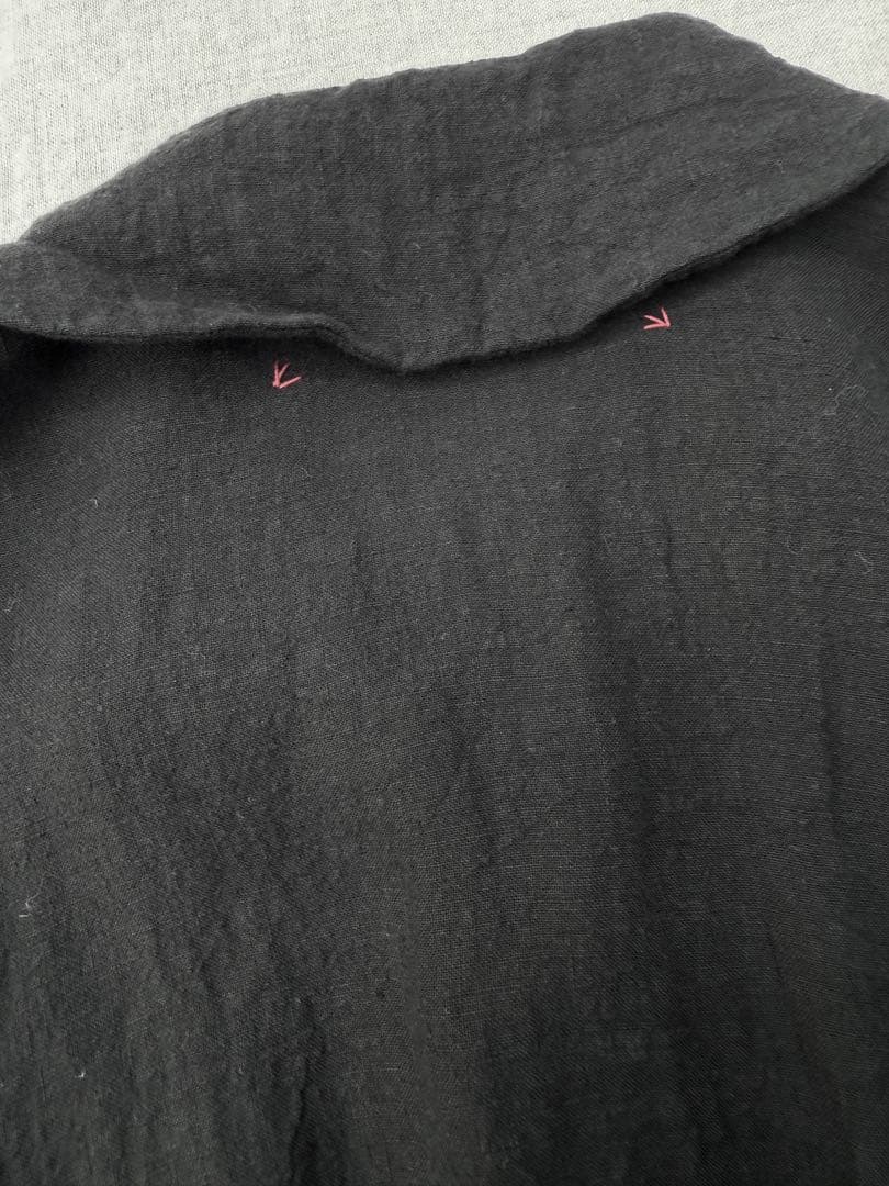 HALLELUJAH ハレルヤ リネン ロングワンピース 黒 38 美品