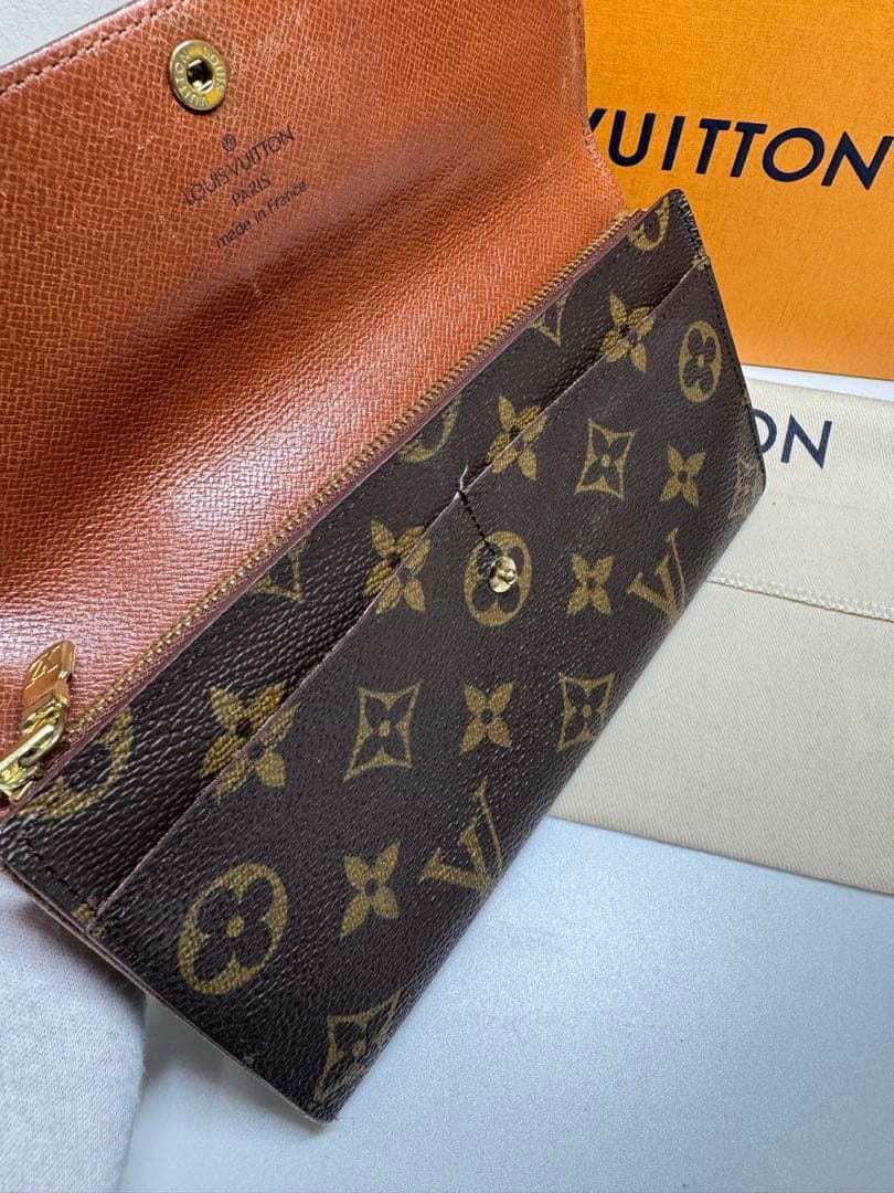 【美品】ルイヴィトン ポルトモネ・クレディ モノグラム M61725 長財布