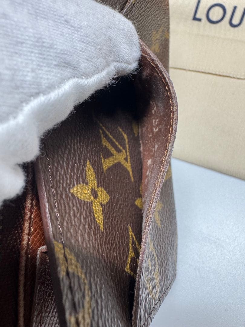 【美品】ルイヴィトン ポルトモネ・クレディ モノグラム M61725 長財布