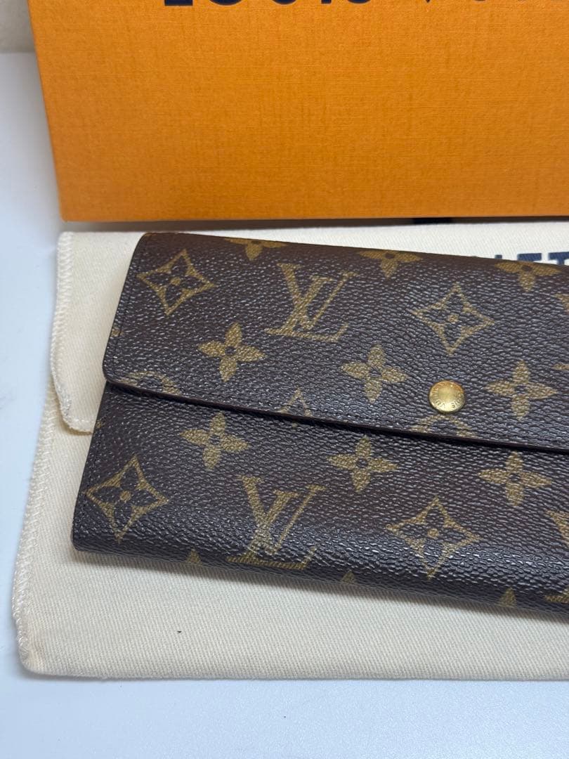 【美品】ルイヴィトン ポルトモネ・クレディ モノグラム M61725 長財布