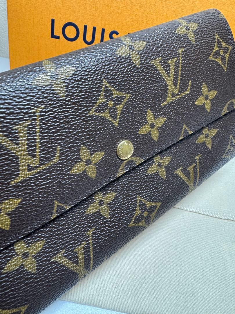 【美品】ルイヴィトン ポルトモネ・クレディ モノグラム M61725 長財布