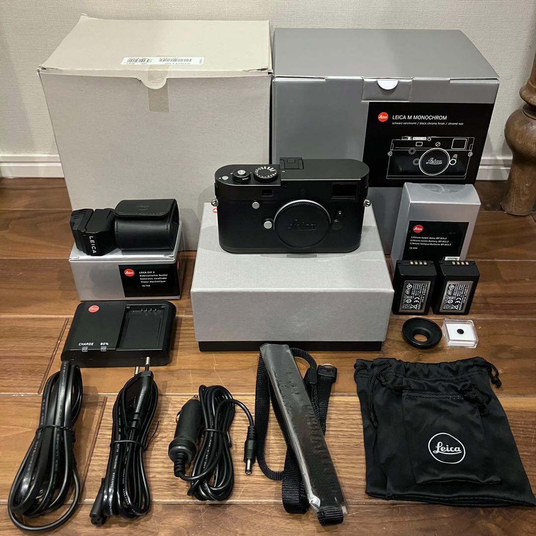 点検済 LEICA 246 M MONOCHROM +EVF2 +バッテリーx2