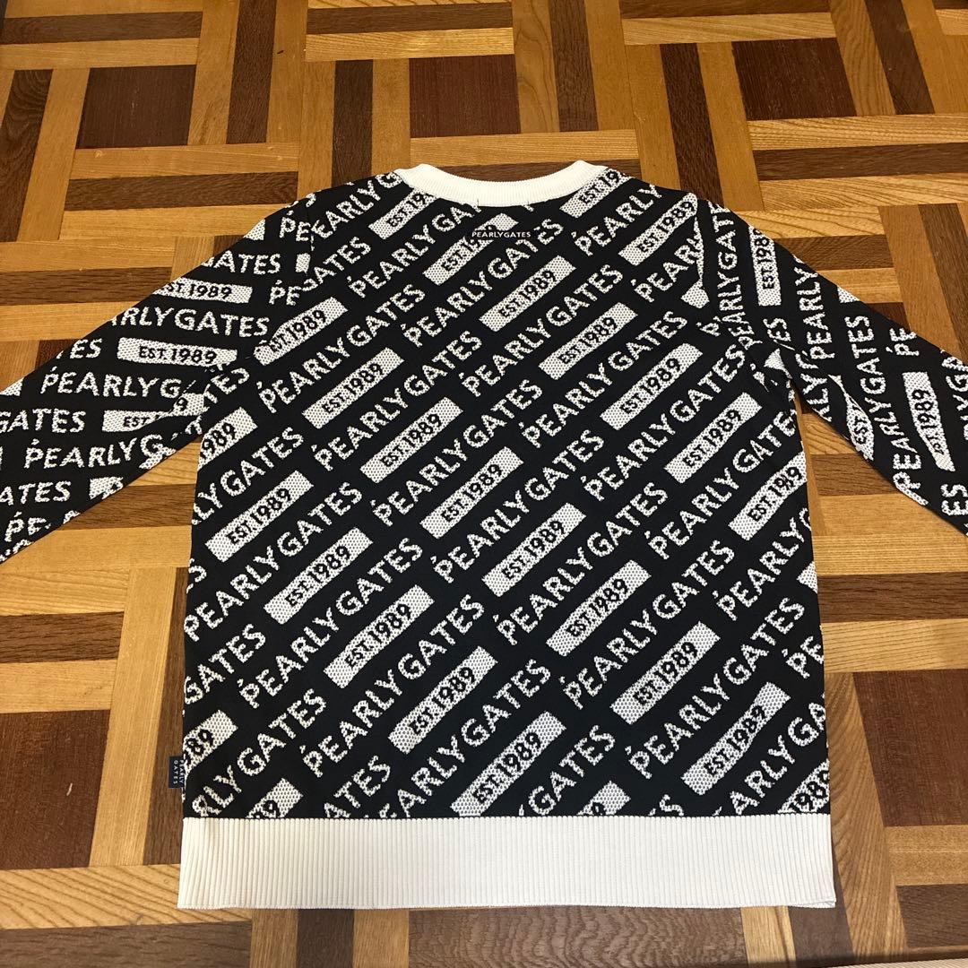 美品❗️PEARLY GATES ロゴセーター
